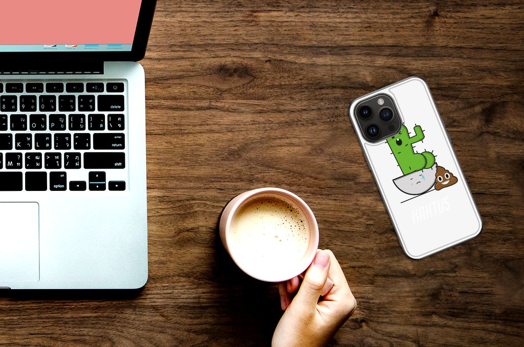 iPhone 15 Pro Max Hoesje Cactus Poo B2C Telecom
