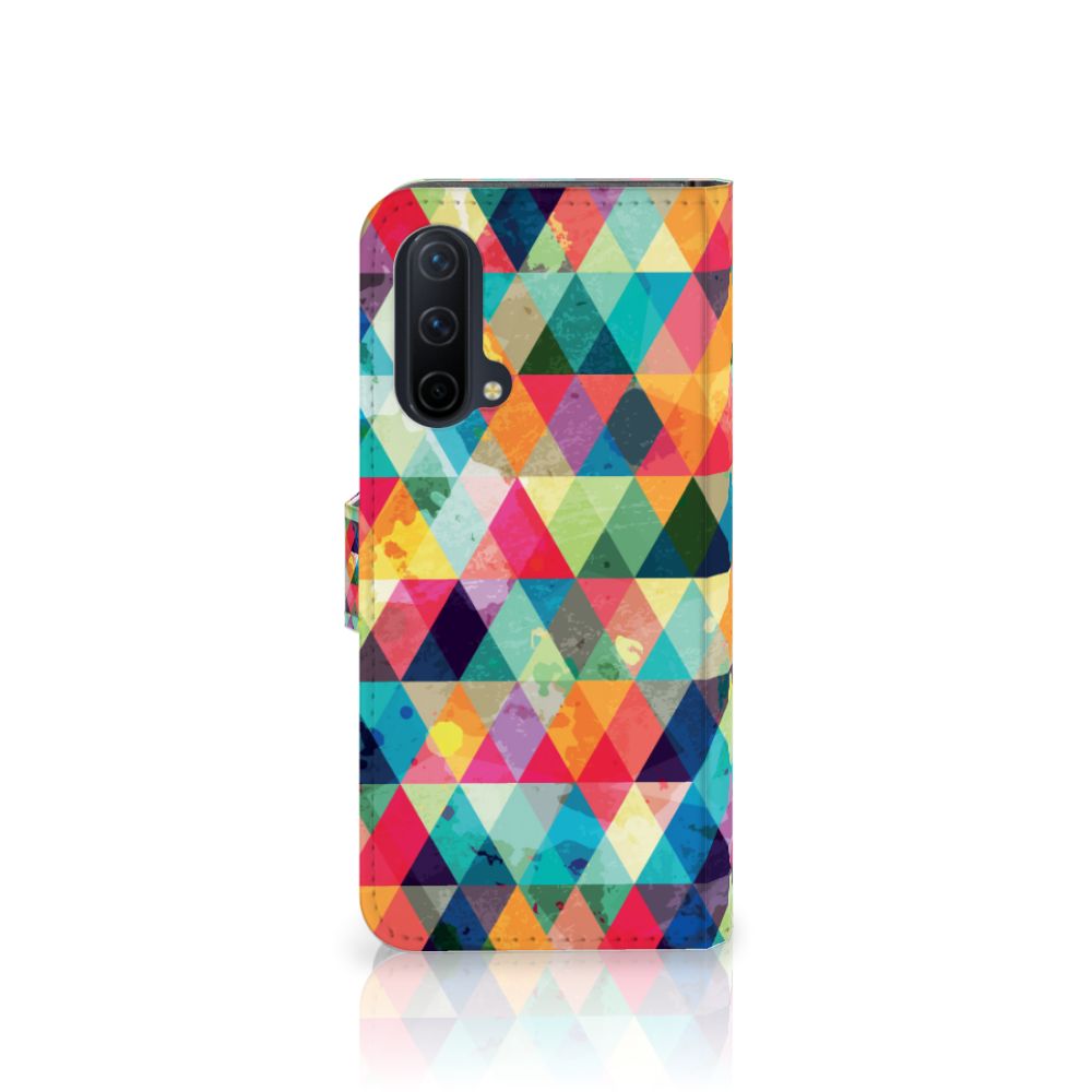 OnePlus Nord CE 5G Telefoon Hoesje Geruit