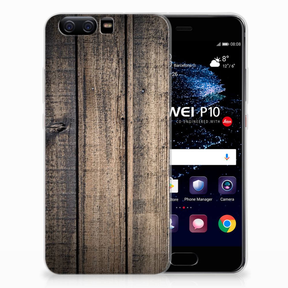 Huawei P10 Bumper Hoesje Steigerhout