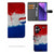 Xiaomi Redmi Note 13 Pro Plus Bookstyle Case Nederland met artistiek design van de Nederlandse vlag.