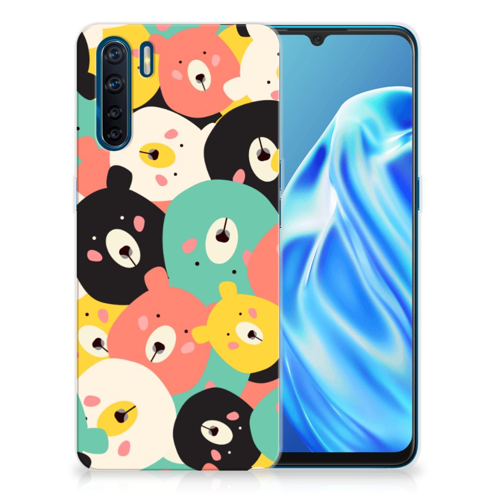 OPPO A91 Telefoonhoesje met Naam Bears B2C Telecom