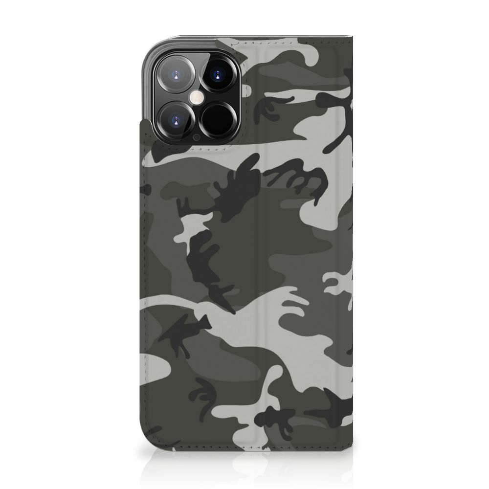 iPhone 12 Pro Max Hoesje met Magneet Army Light - B2C Telecom