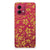 Motorola Moto G84 TPU Case Gouden Bloemen