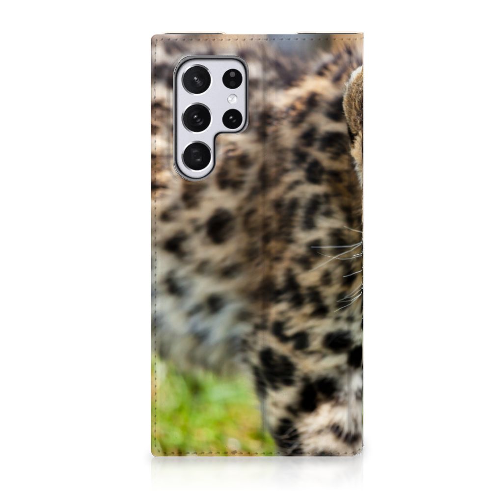 Samsung Galaxy S22 Ultra Hoesje maken Baby Luipaard - B2C Telecom