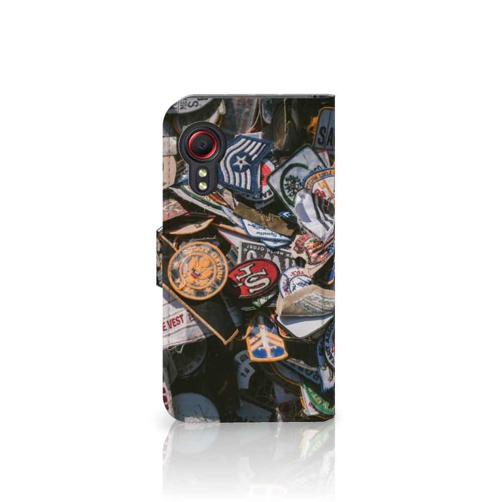 Samsung Galaxy Xcover 5 Telefoonhoesje met foto Badges