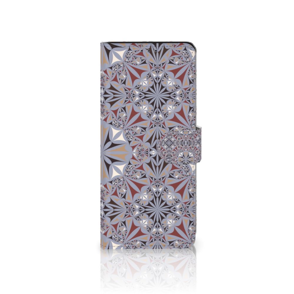 Sony Xperia 5II Bookcase Flower Tiles