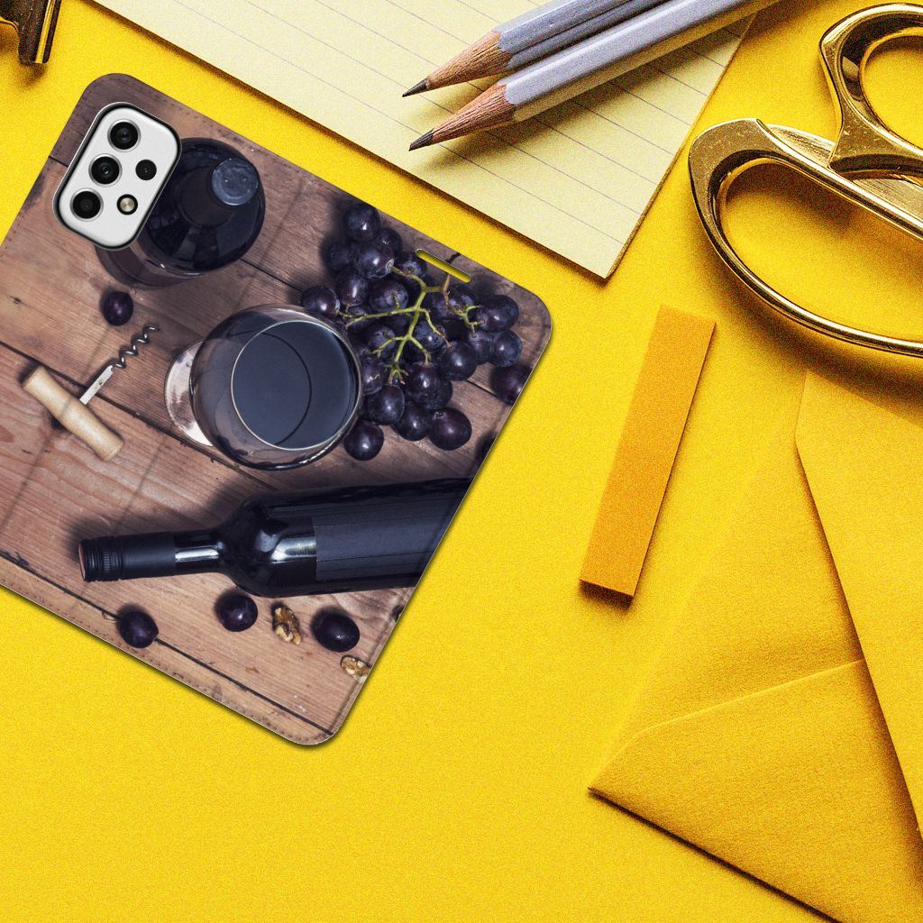 Samsung Galaxy A23 Flip Style Cover Wijn - B2C Telecom