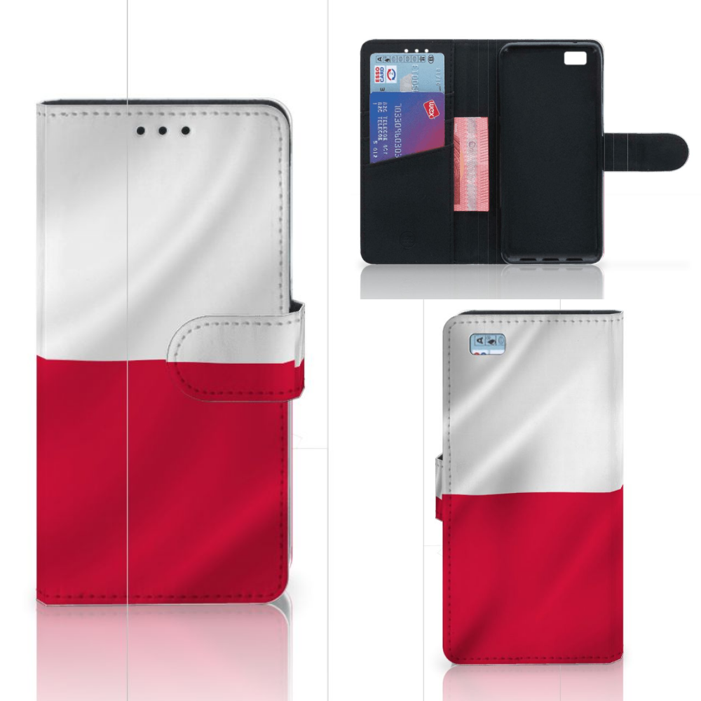 Huawei Ascend P8 Lite Bookstyle Case Polen