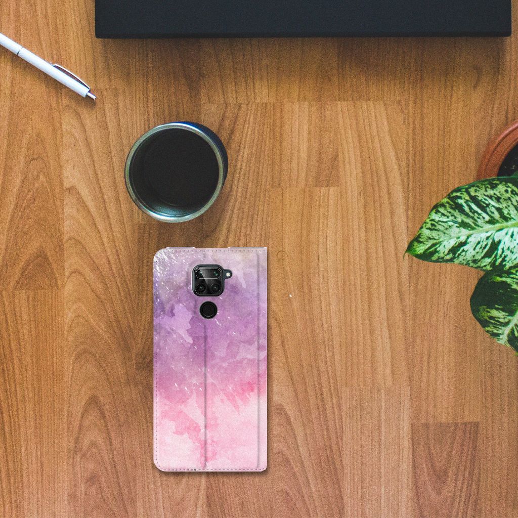 Bookcase Xiaomi Redmi Note 9 Pink Purple Paint - B2C Telecom