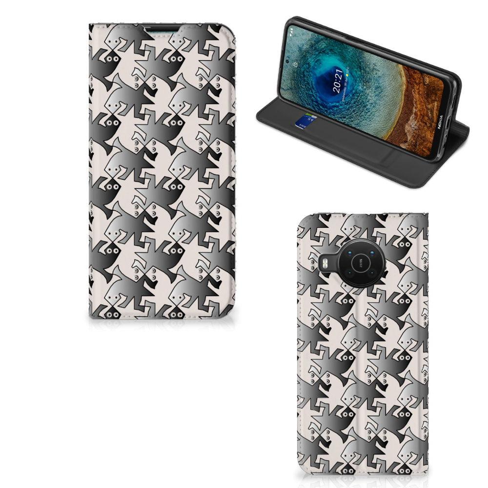 Nokia X20 | X10 Hoesje maken Salamander Grey - B2C Telecom