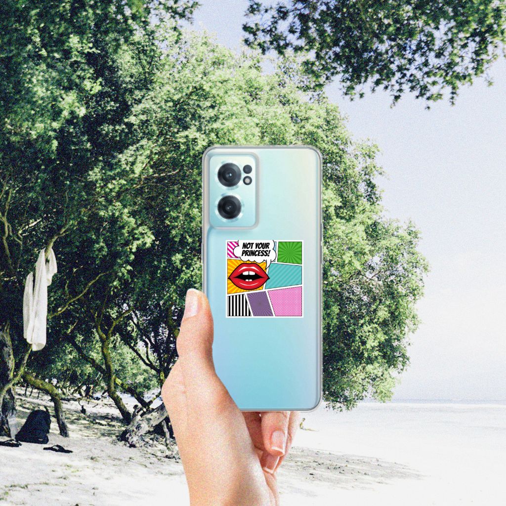 OnePlus Nord CE 2 5G Silicone Back Cover Popart Princess B2C Telecom
