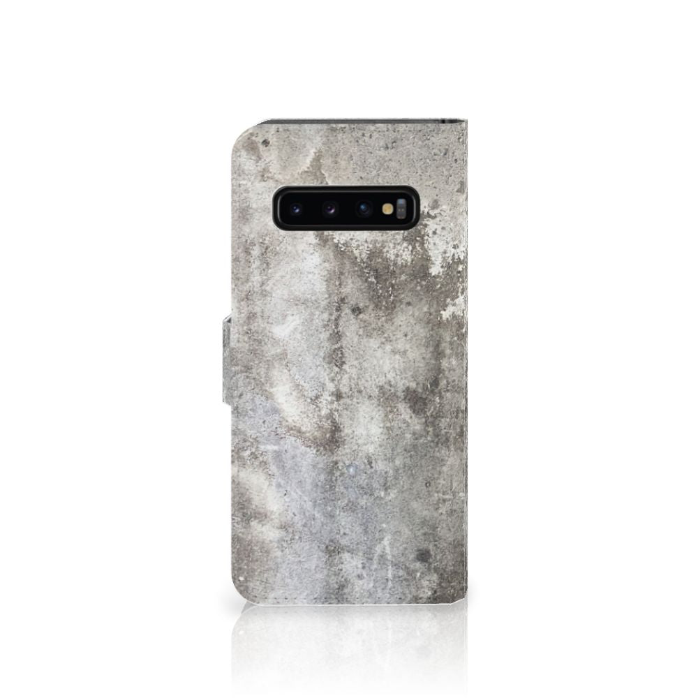 Samsung Galaxy S10 Bookcase Beton Print
