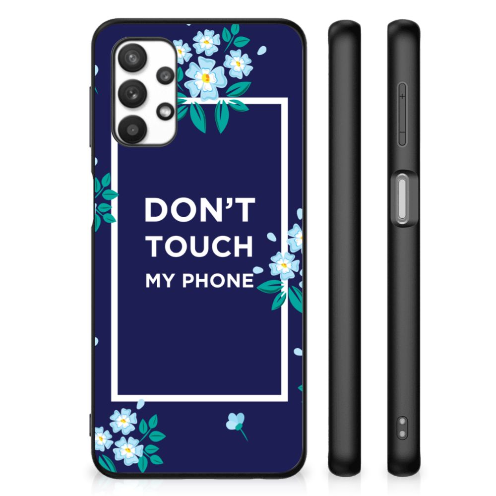 Samsung Galaxy A32 5G Telefoon Hoesje Flowers Blue DTMP B2C Telecom