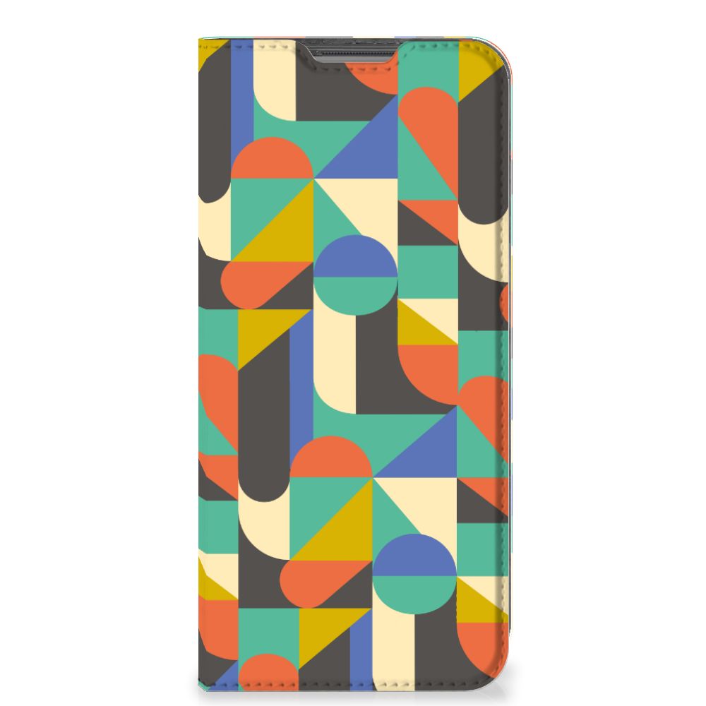OPPO A96 | A76 Hoesje met Magneet Funky Retro - B2C Telecom