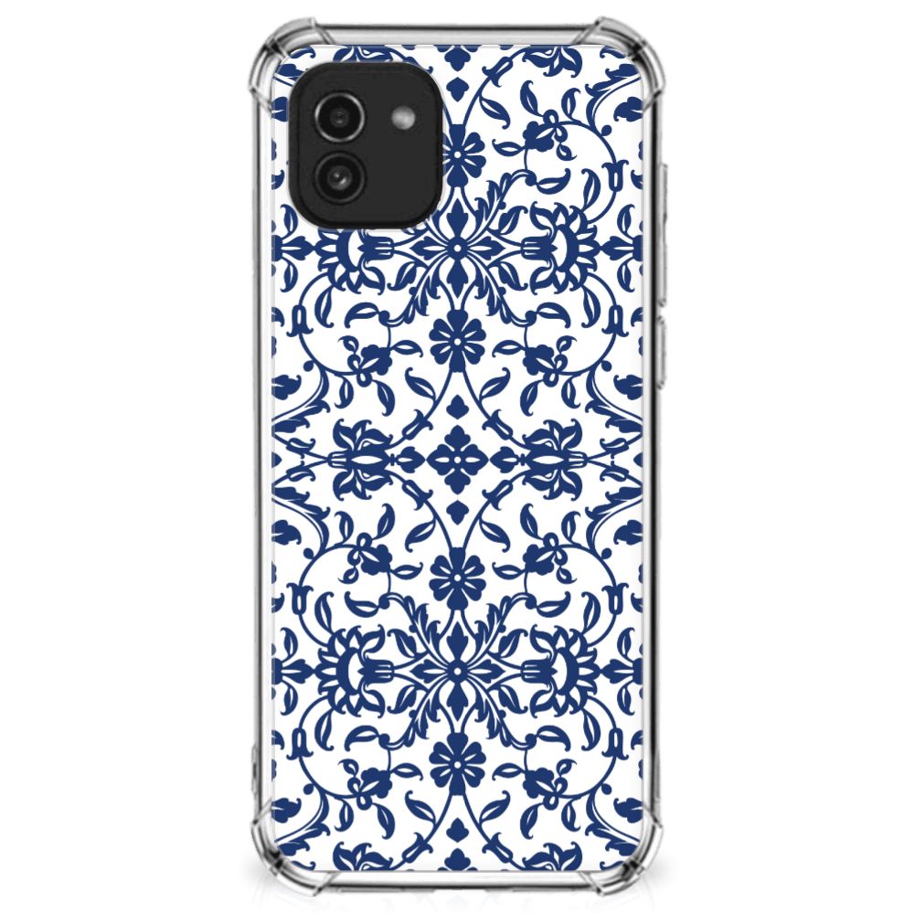 Samsung Galaxy A03 Case Flower Blue B2C Telecom
