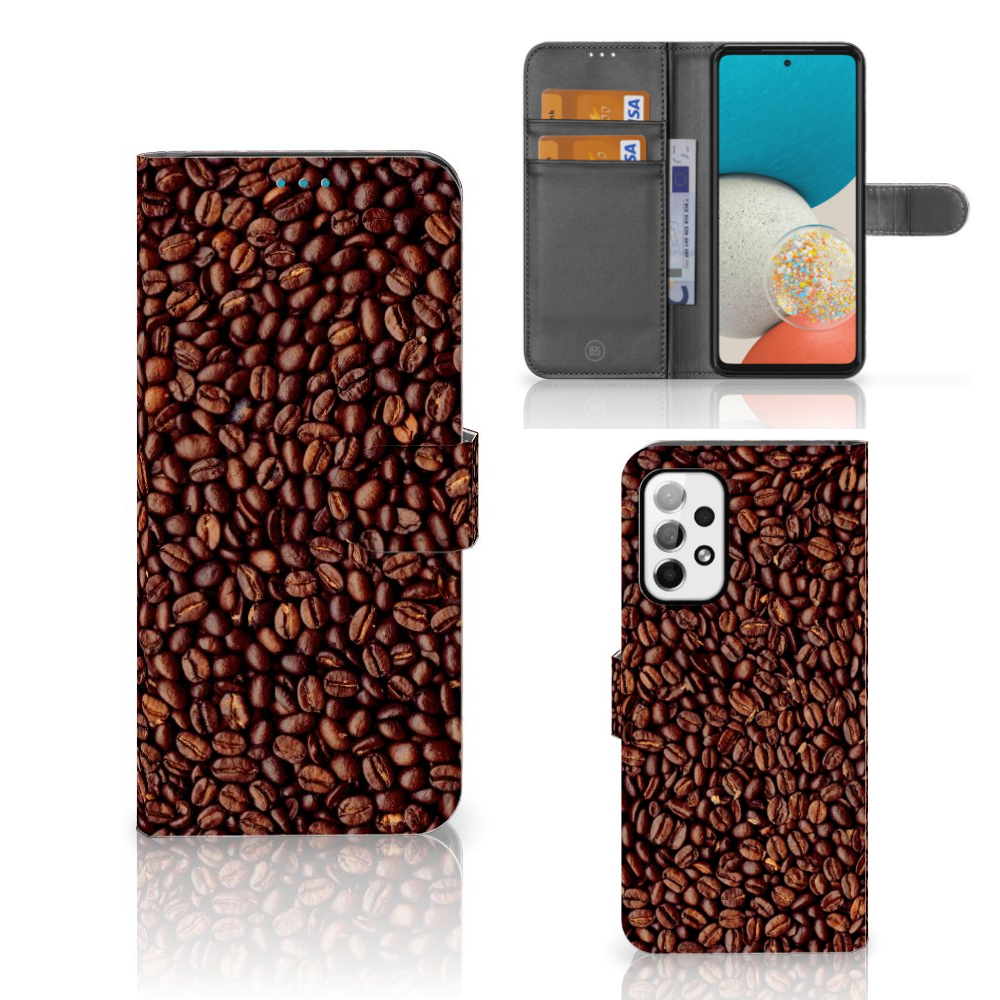 Samsung Galaxy A73 5G Book Cover Koffiebonen