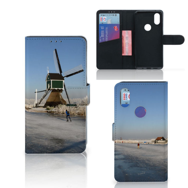 Xiaomi Mi Mix 2s Flip Cover Schaatsers