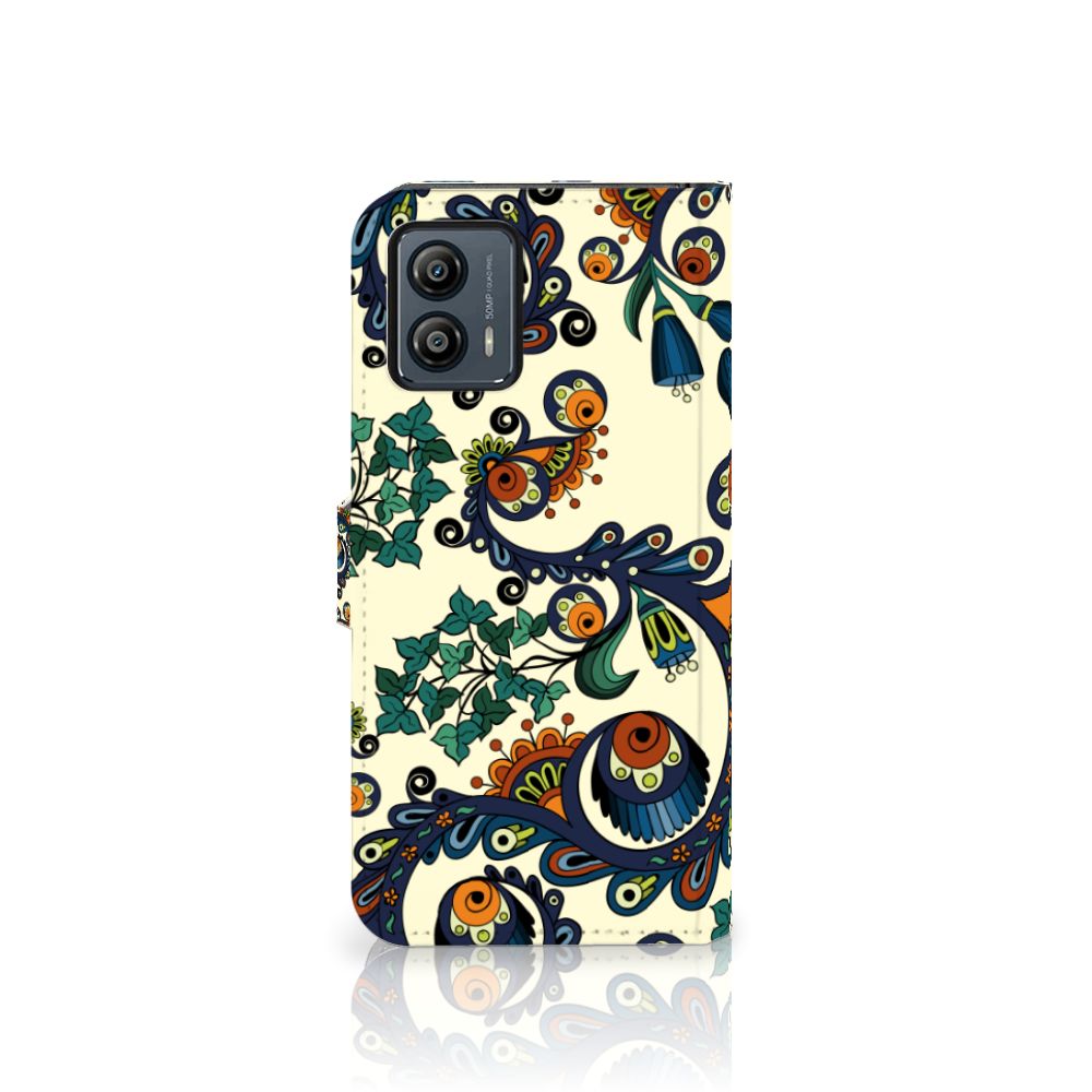 Wallet Case Motorola Moto G53 Barok Flower