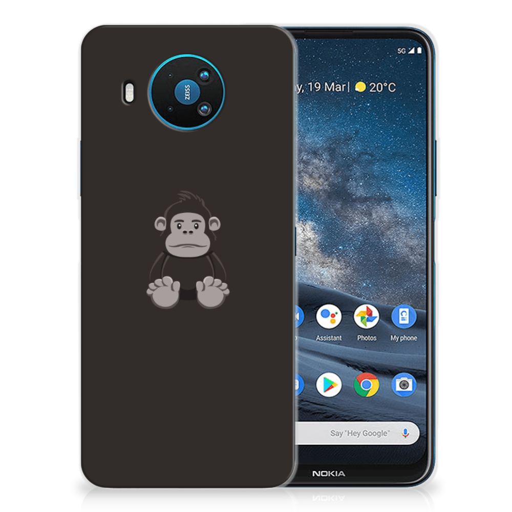 Nokia 8.3 Telefoonhoesje met Naam Gorilla