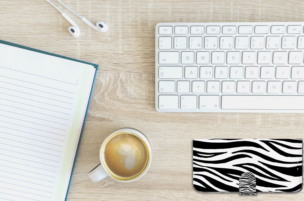 OnePlus Nord N100 Telefoonhoesje met Pasjes Zebra