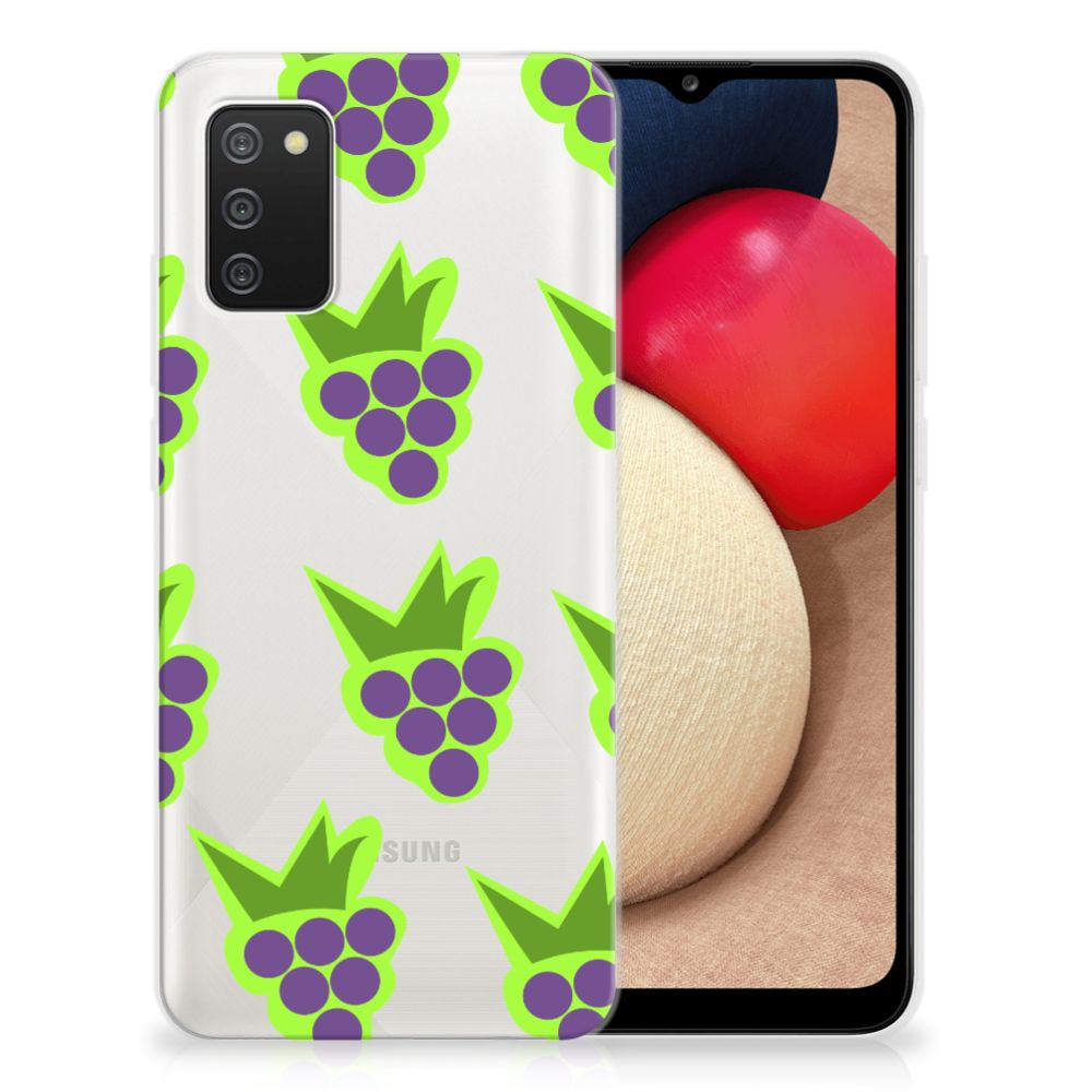 Samsung Galaxy A02s Siliconen Case Druiven B2C Telecom