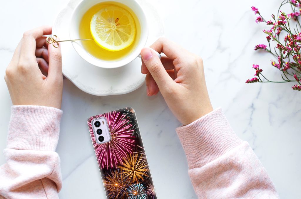 Motorola Moto G42 Silicone Back Cover Vuurwerk B2C Telecom