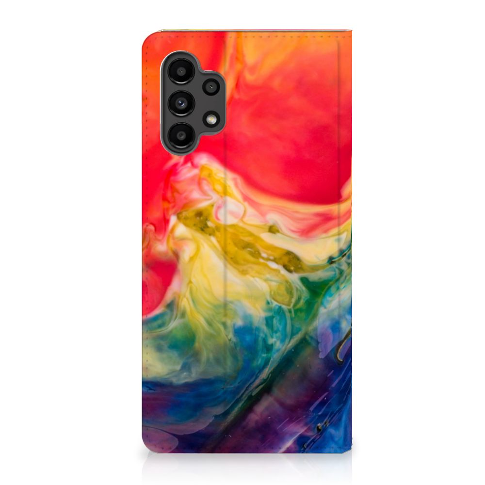 Bookcase Samsung Galaxy A13 (4G) Watercolor Dark - B2C Telecom