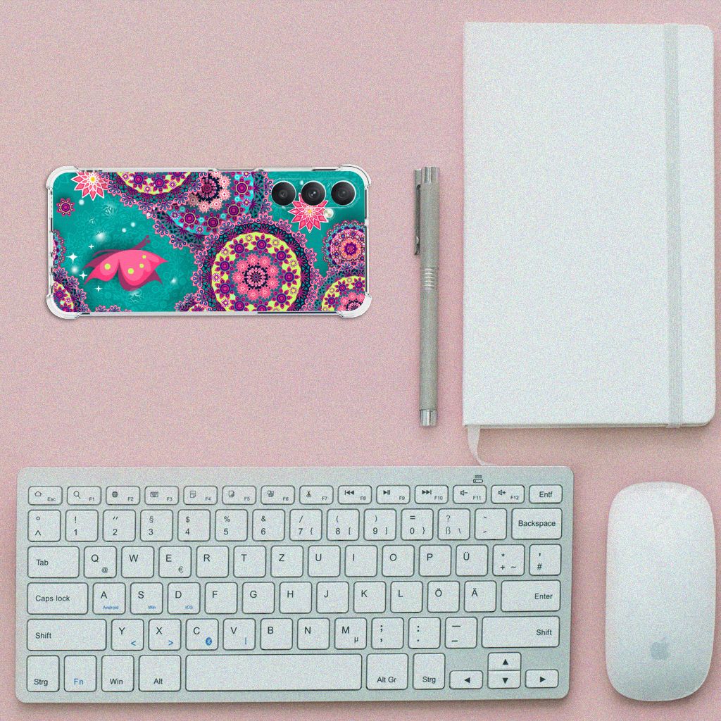 Samsung Galaxy A05s Back Cover Cirkels en Vlinders B2C Telecom