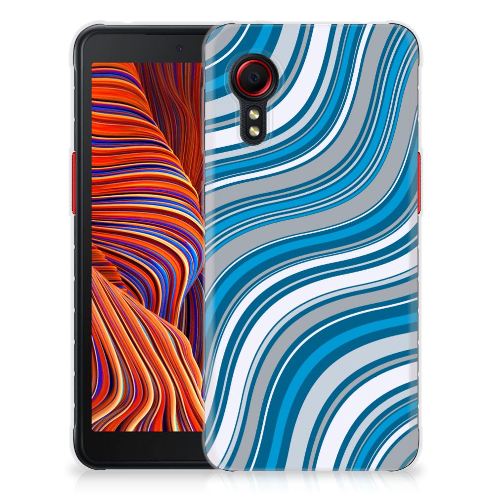 Samsung Galaxy Xcover 5 TPU bumper Waves Blue B2C Telecom