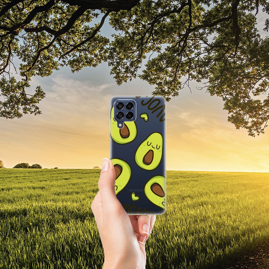 Samsung Galaxy M53 Telefoonhoesje met Naam Avocado Singing B2C Telecom