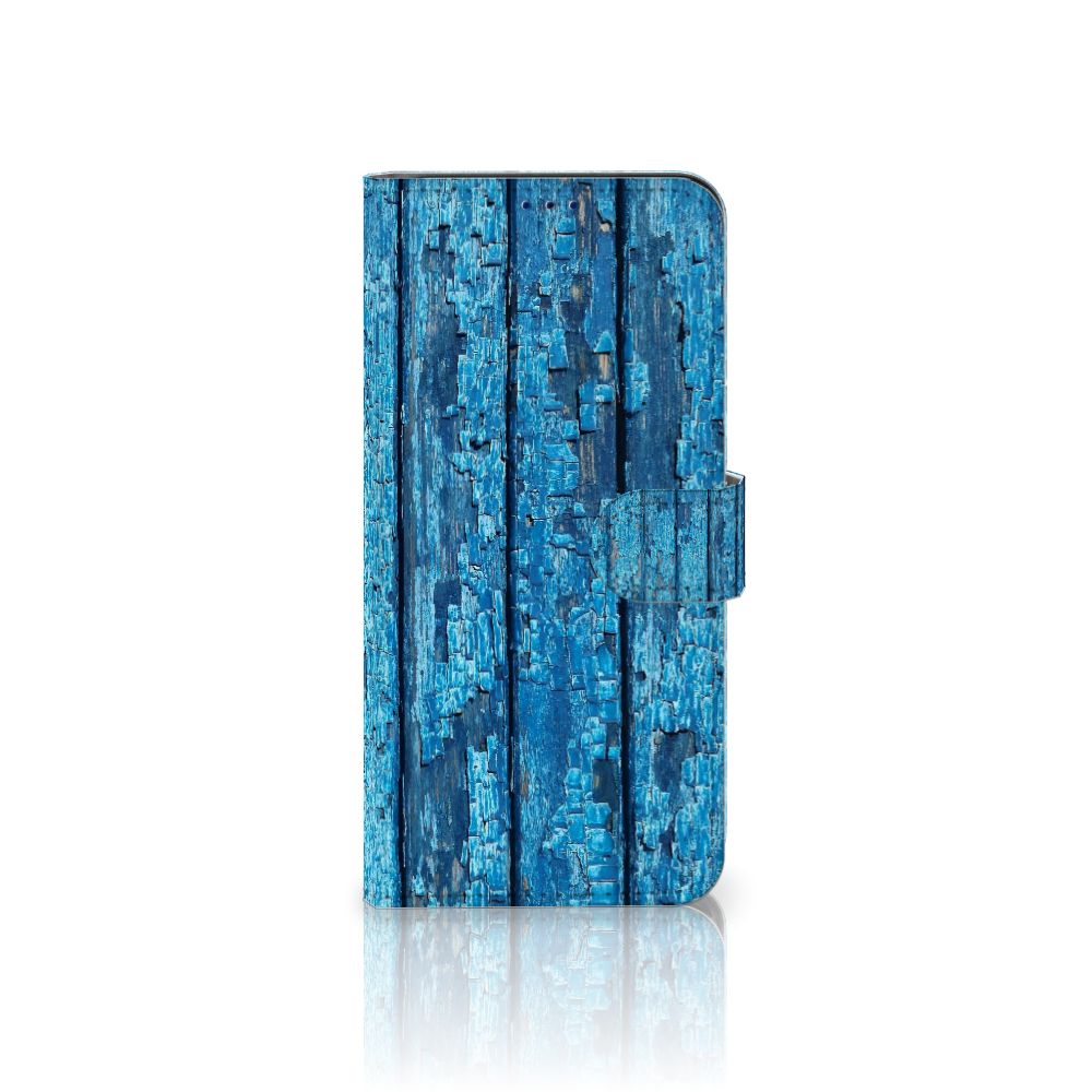 Xiaomi Poco X4 Pro 5G Book Style Case Wood Blue