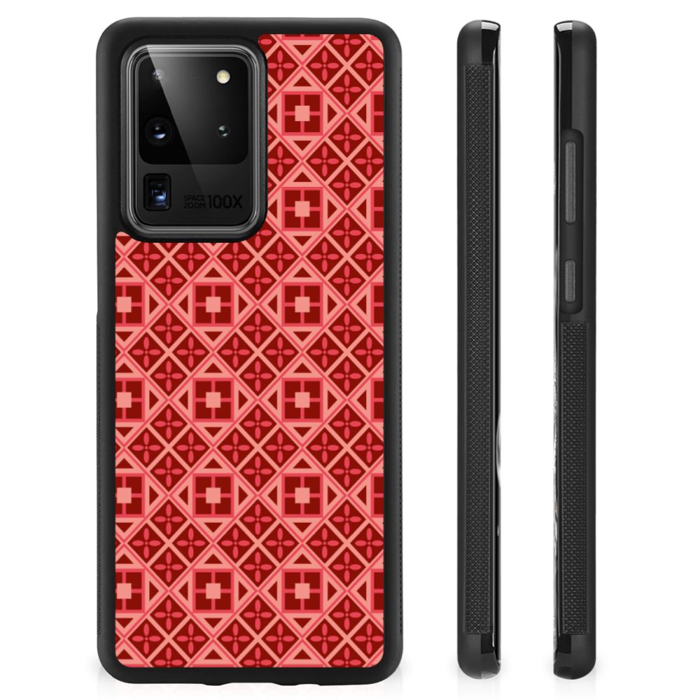 Samsung Galaxy S20 Ultra Bumper Case Batik Rood B2C Telecom