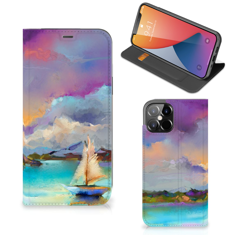 Bookcase iPhone 12 Pro Max Boat - B2C Telecom