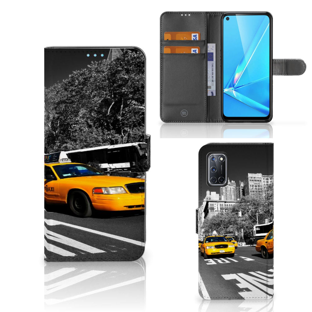 OPPO A72 | OPPO A52 Flip Cover New York Taxi