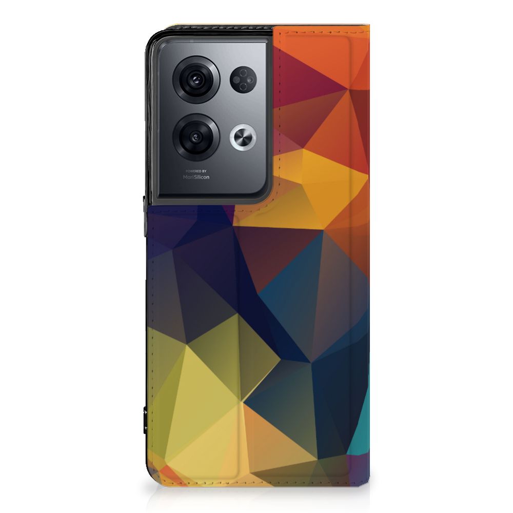 OPPO Reno8 Pro Stand Case Polygon Color - B2C Telecom