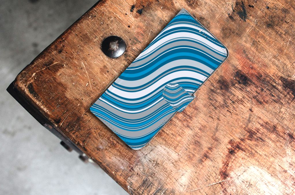 Nokia 5.3 Telefoon Hoesje Waves Blue