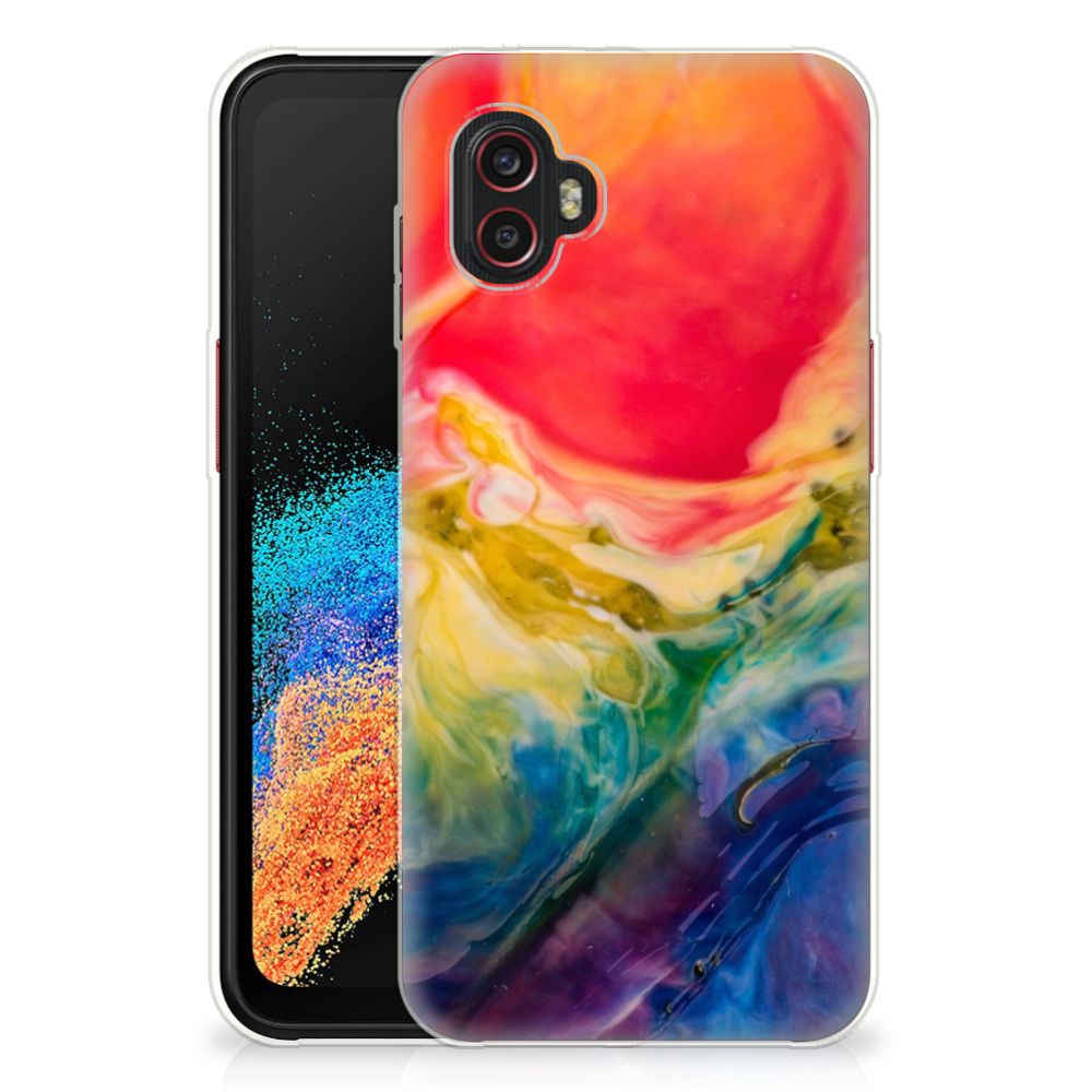 Hoesje maken Samsung Galaxy Xcover 6 Pro Watercolor Dark