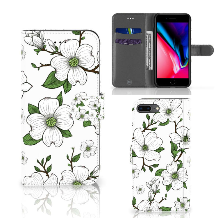 Apple iPhone 7 Plus | 8 Plus Hoesje Dogwood Flowers