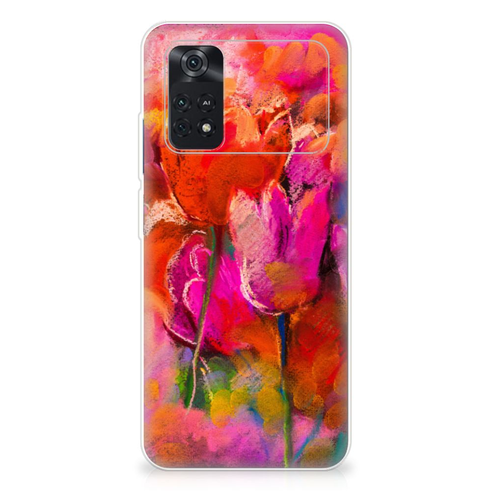 Hoesje maken Xiaomi Poco M4 Pro 4G Tulips