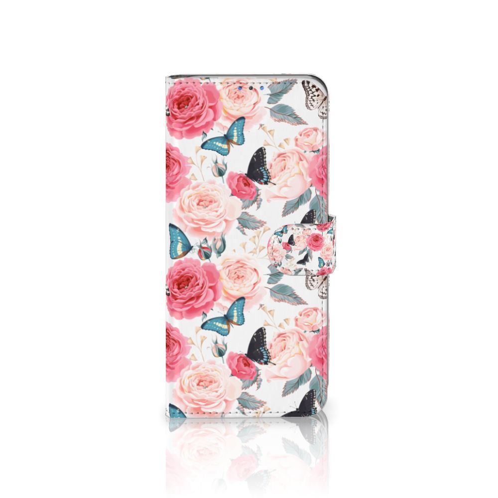 Motorola G8 Power Lite Hoesje Butterfly Roses