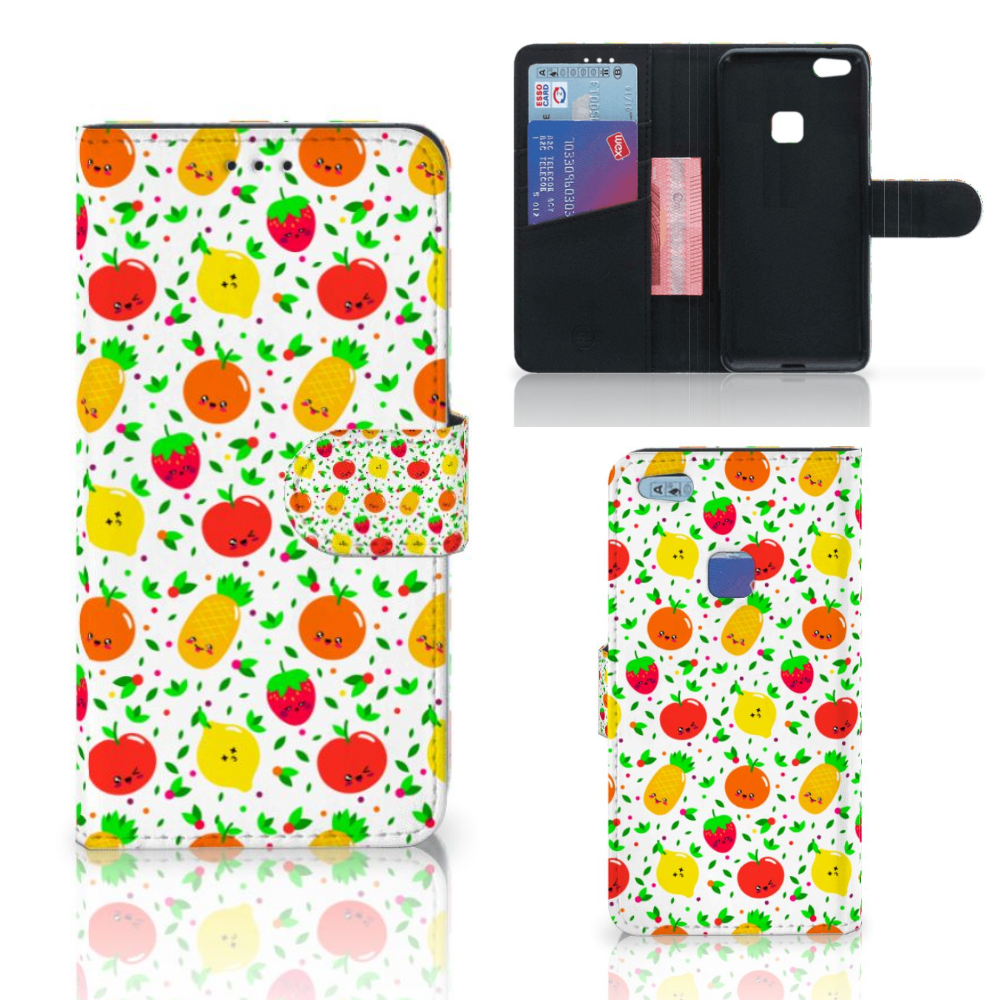Huawei P10 Lite Book Cover Fruits
