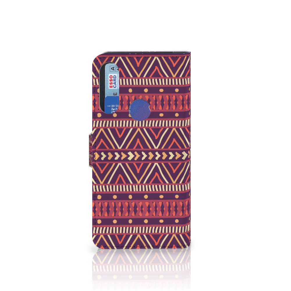 Alcatel 1S 2020 Telefoon Hoesje Aztec Paars