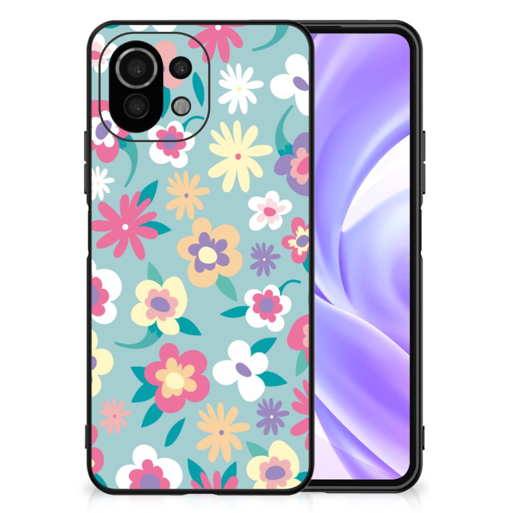 Xiaomi 11 Lite 5G NE | Mi 11 Lite Bloemen Hoesje Flower Power