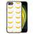 iPhone SE 2022 | SE 2020 | 7/8 Back Cover Hoesje Banana met banaan design op witte achtergrond