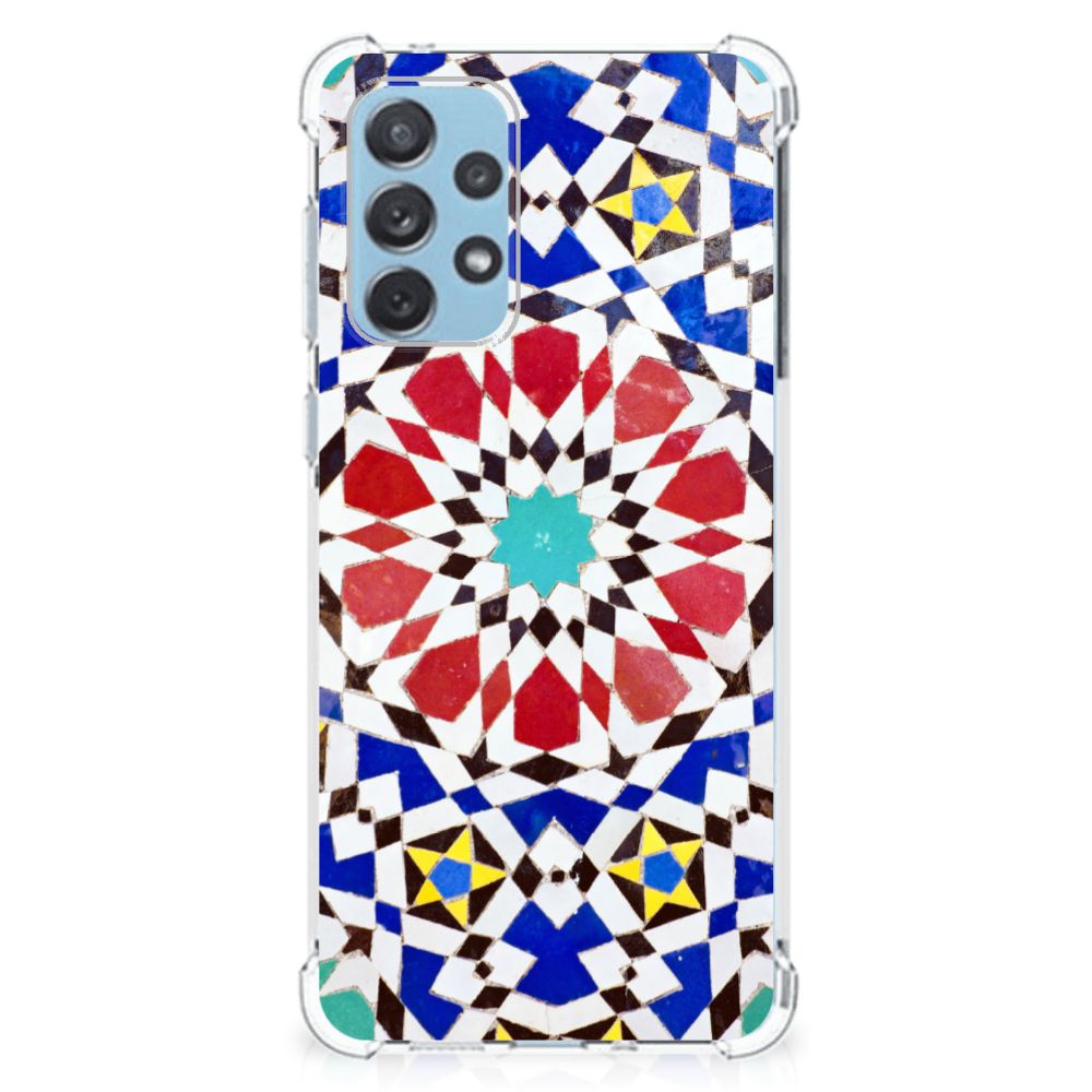 Samsung Galaxy A73 Anti-Shock Hoesje Mozaïek B2C Telecom