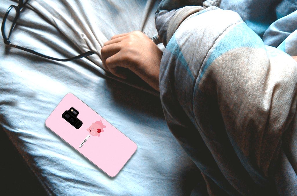 Samsung Galaxy S9 Plus Telefoonhoesje met Naam Pig Mud