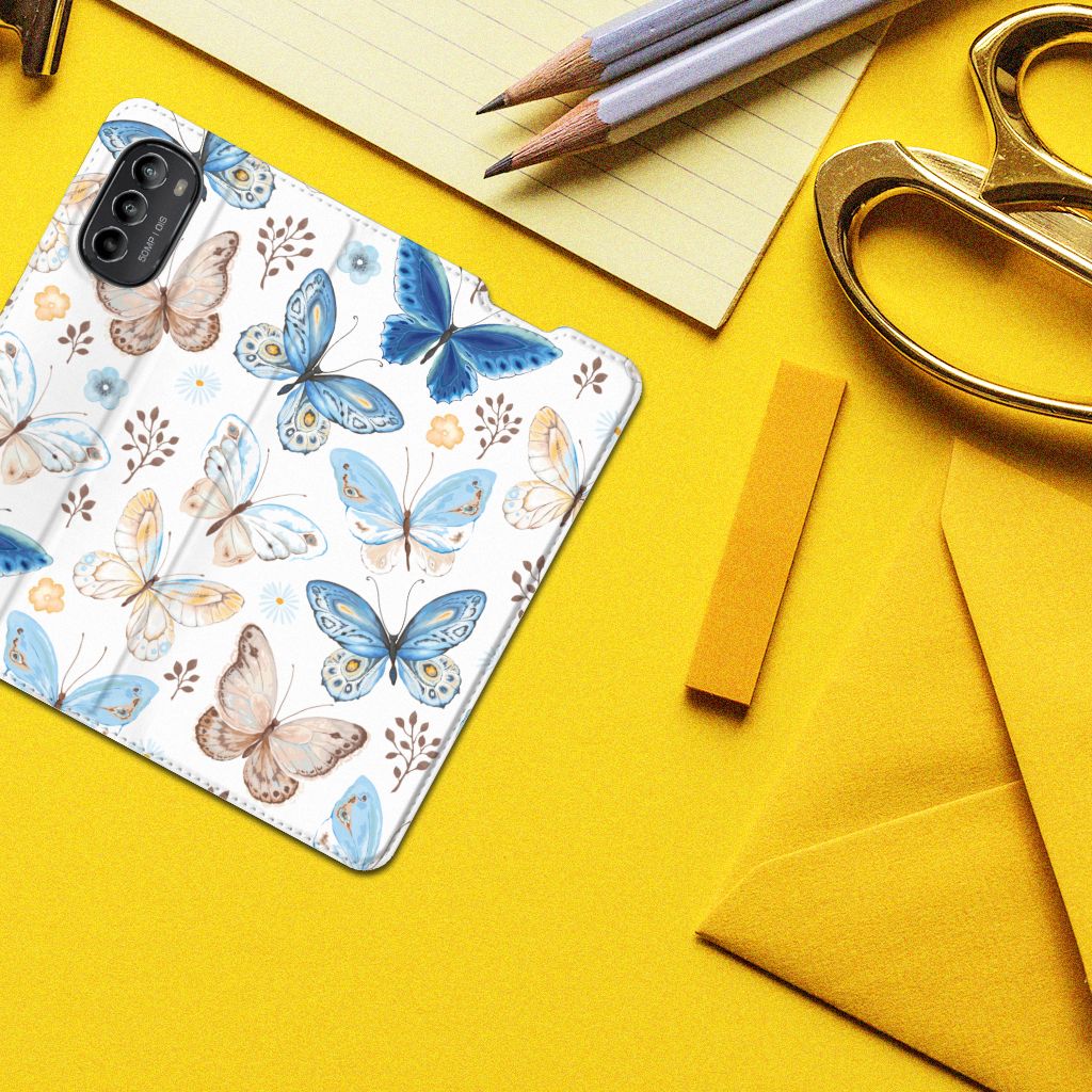 Hoesje maken voor Motorola Moto G52 | Moto G82 Vlinder - B2C Telecom