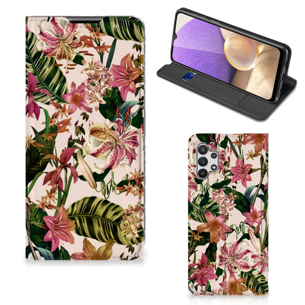 Samsung Galaxy A32 5G Smart Cover Flowers - B2C Telecom