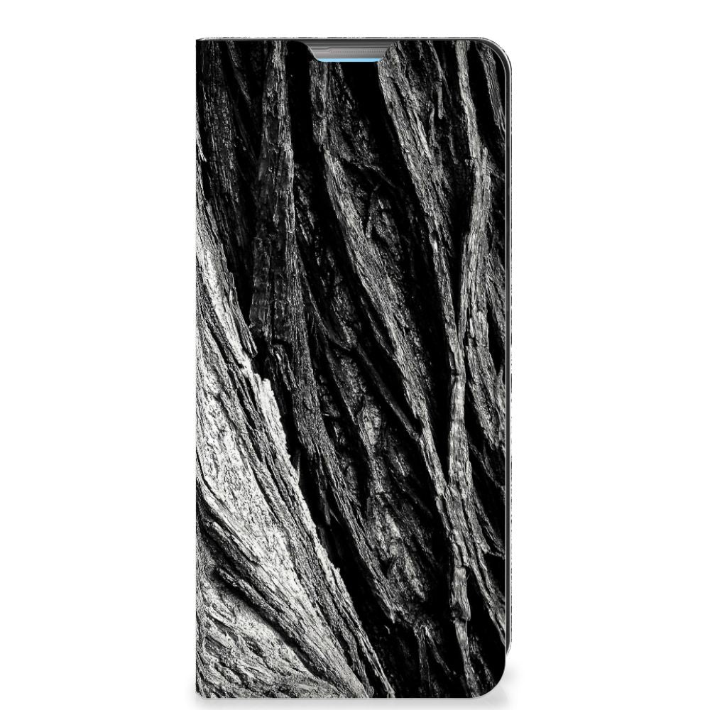 Book Wallet Case OPPO A74 4G Boomschors Grijs - B2C Telecom
