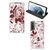 Bookcase Samsung Galaxy S21 FE Watercolor Flowers - B2C Telecom